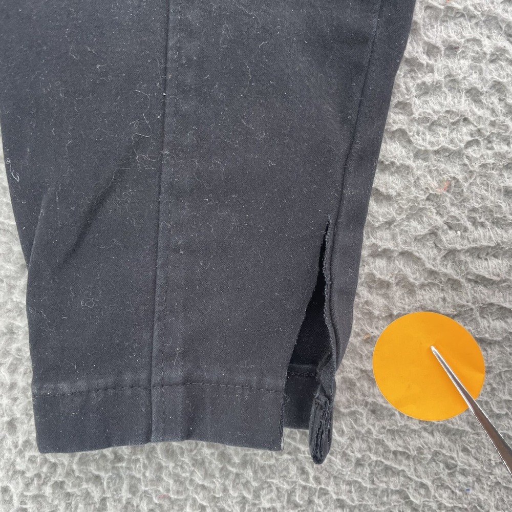 Skinny Pants LOT (2) Women 28 Crop Skinny Pants Y2k Academia Indie Stretch Denim - Picture 11 of 16